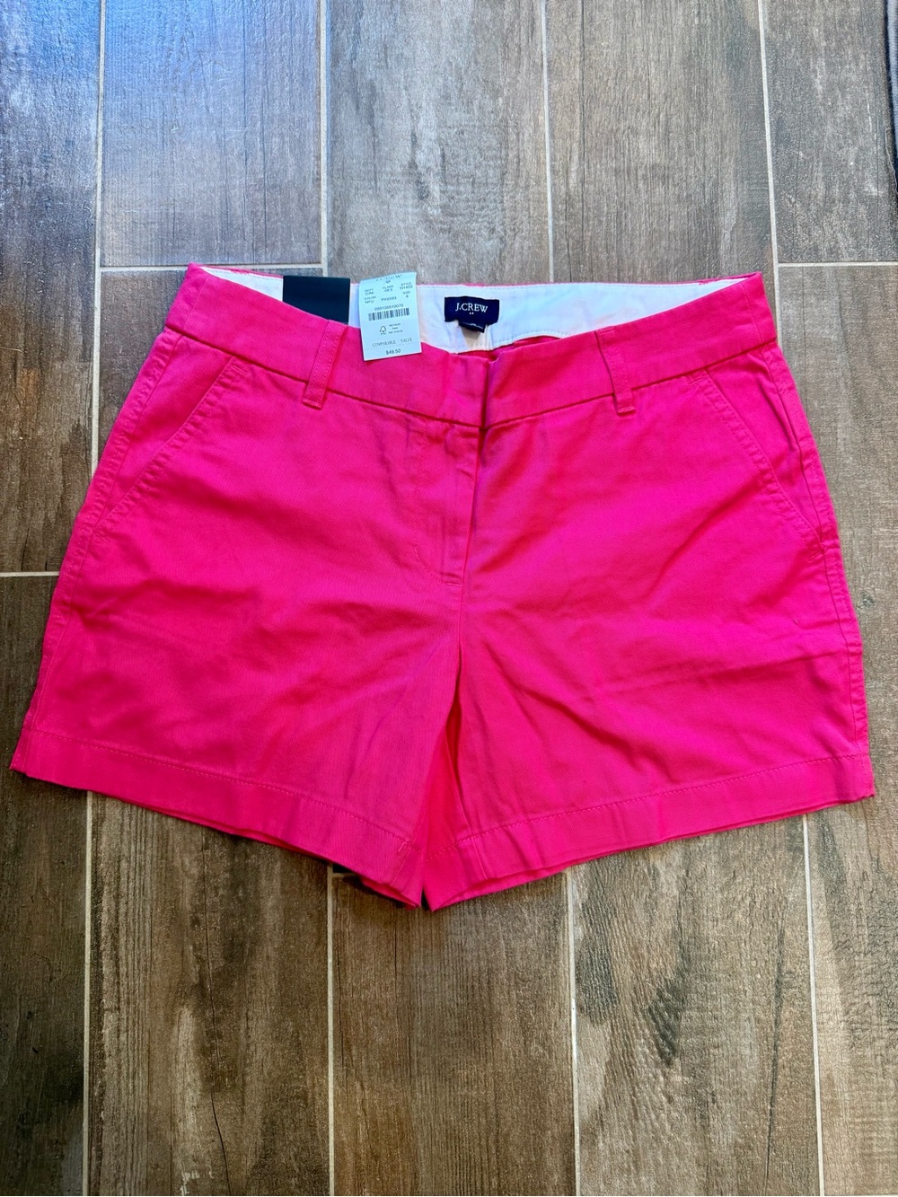 J. Crew NWT Bright Pink Women's Chino Shorts 🩷